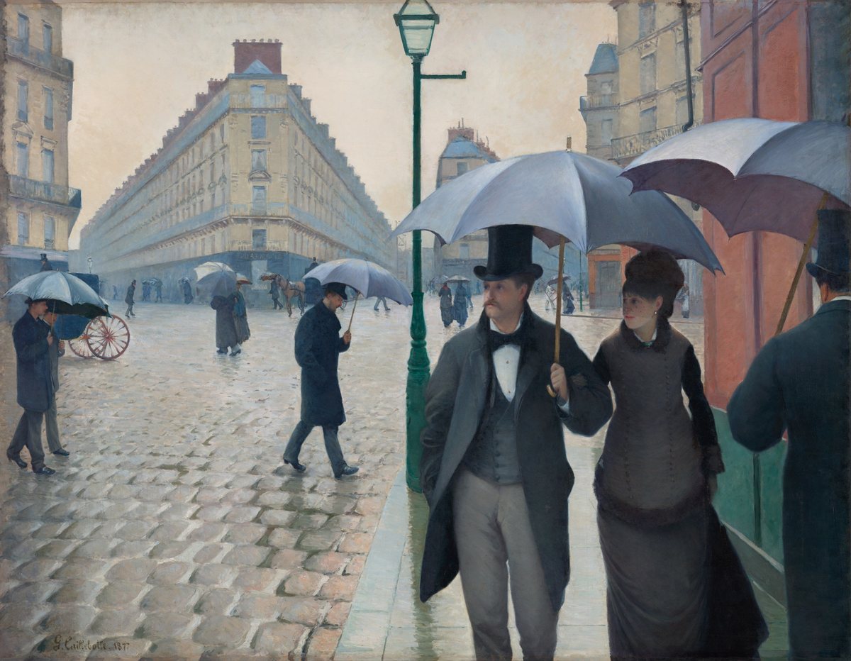 Gustave Caillebotte, Paris Street; Rainy Day (1877)